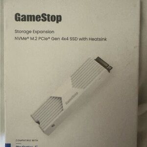 PlayStation 5 1-TB White Storage Expansion NVMe M.2 PCIe Gen 4x4 SSD PS5